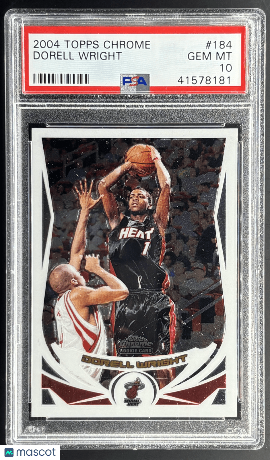 2004 Topps Chrome Dorell Wright #184 PSA 10 – The Coffee Breakers