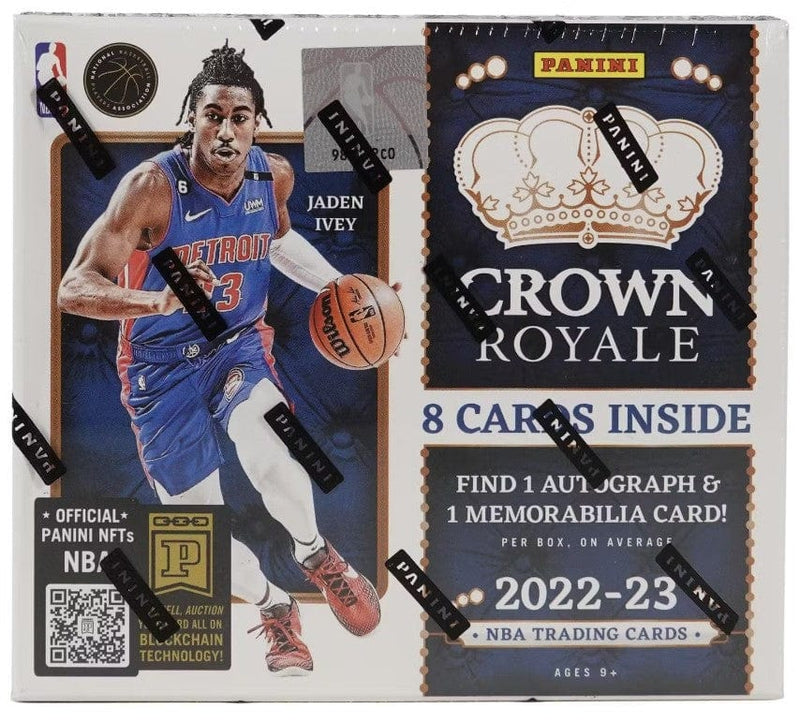 2022-23 Panini Crown Royale Basketball Hobby Box (1 Pack Per Box, 8 Cards Per Pack)