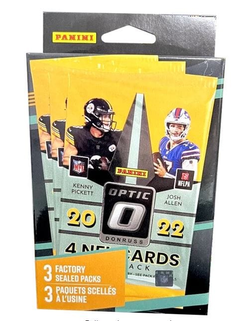 2022 Donruss Optic Football Hanger (4 Cards Per Pack, 3 Packs Per Box)