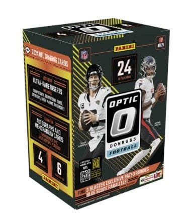 2024 Panini Donruss Optic Football 6-Pack Hobby Blaster (Blue Scope) (6 Packs Per Box, 4 Cards Per Pack)