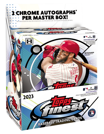 2023 Topps Finest Baseball Hobby (12 packs per box. 5 cards per pack)
