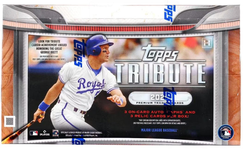 2025 Topps Tribute Baseball Box  ( 6 Packs Per Box, 3 Cards Per Pack)