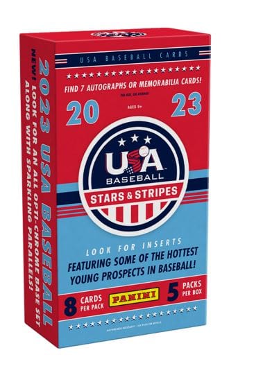2023 Panini Stars and Stripes Baseball (8 Cards Per Pack. 5 Packs Per Box)