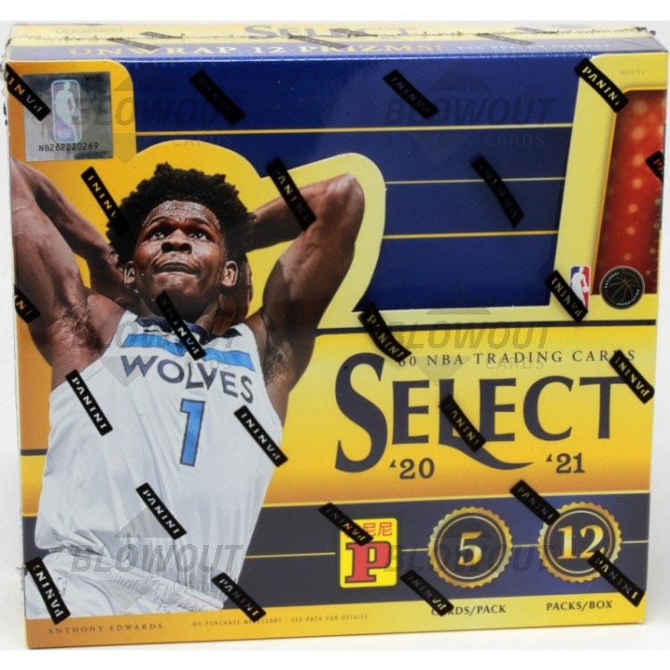 2020-21 Panini Select Basketball Asia Tmall Box  (6 Packs Per Box, 12 Cards Per Pack)