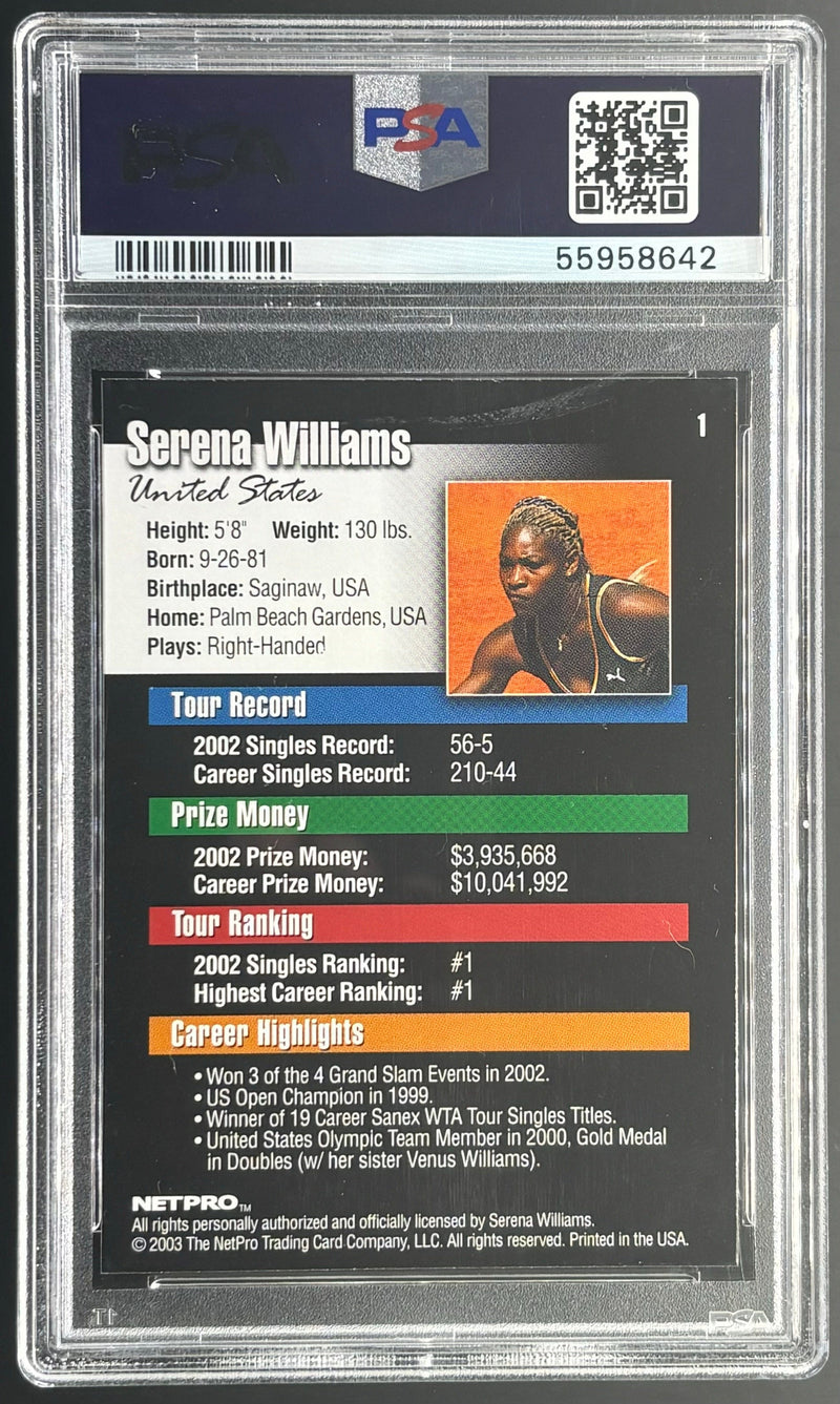 2003 Netpro Serena Williams 