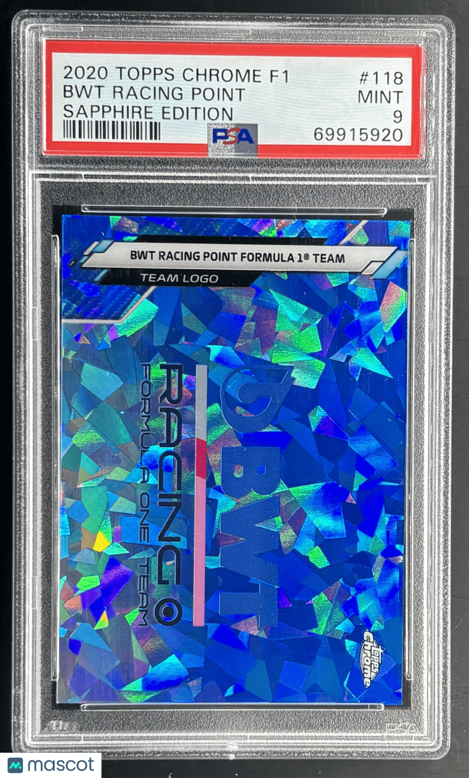 2020 topps chrome sapphire f1 角田　psa9 2020 topps chrome sapphire f1 角田 psa9 Misc Sports - Racing