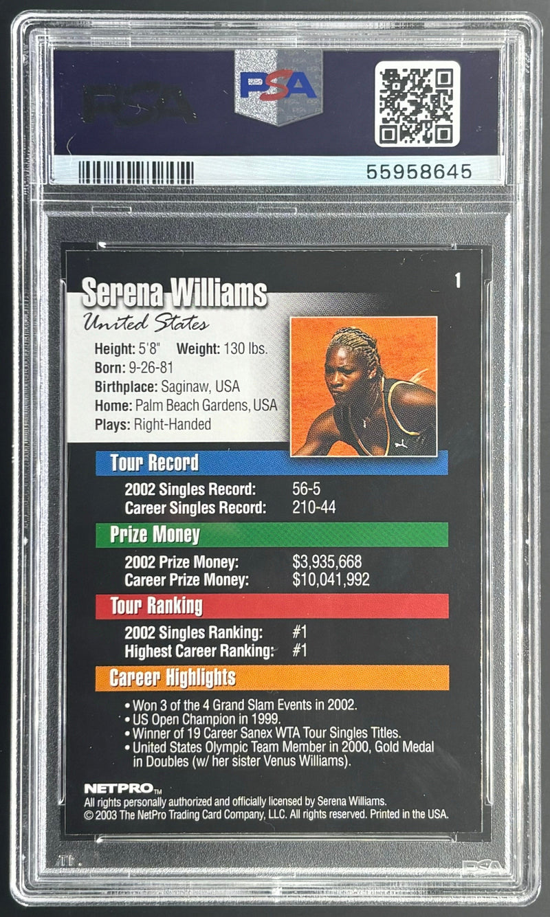 2003 Netpro Serena Williams 