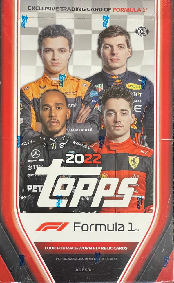 2022 Topps F1 Formula 1 Racing Hobby Box (20 Packs Per Box, 8 Cards Per Pack)