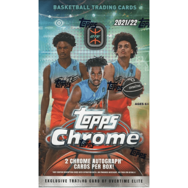 2021-22 Topps Chrome OTE Overtime Elite Basketball Hobby Box