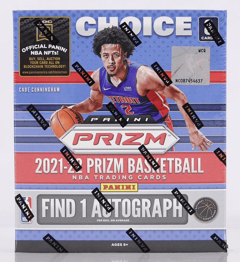 2021-2022 Prizm Choice Basketball Hobby Box (1 Pack Per Box, 8 Cards Per Box)