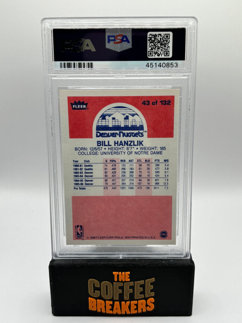 1986 Fleer Bill Hanzlik 