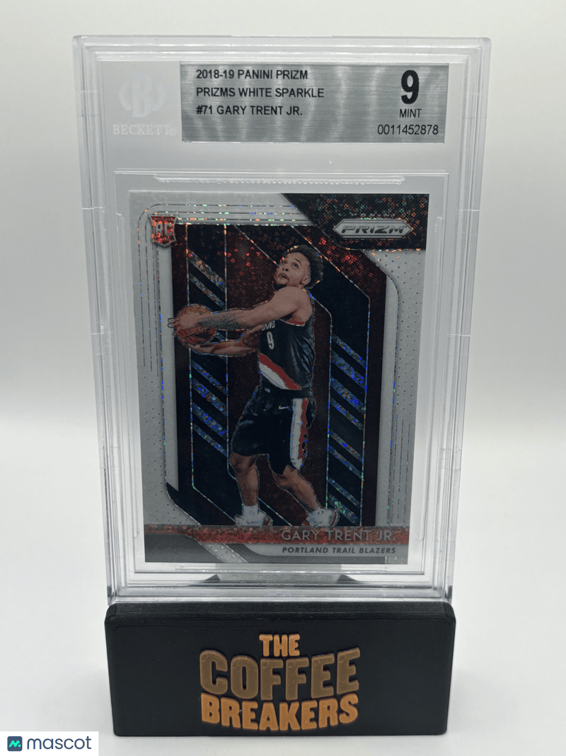 2018-19 Panini Prizm Prizms White Sparkle Gary Trent Jr. 