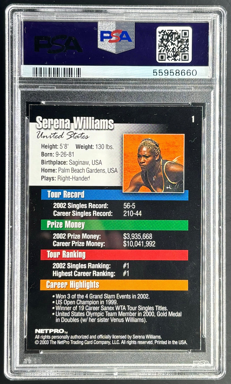 2003 Netpro Serena Williams 