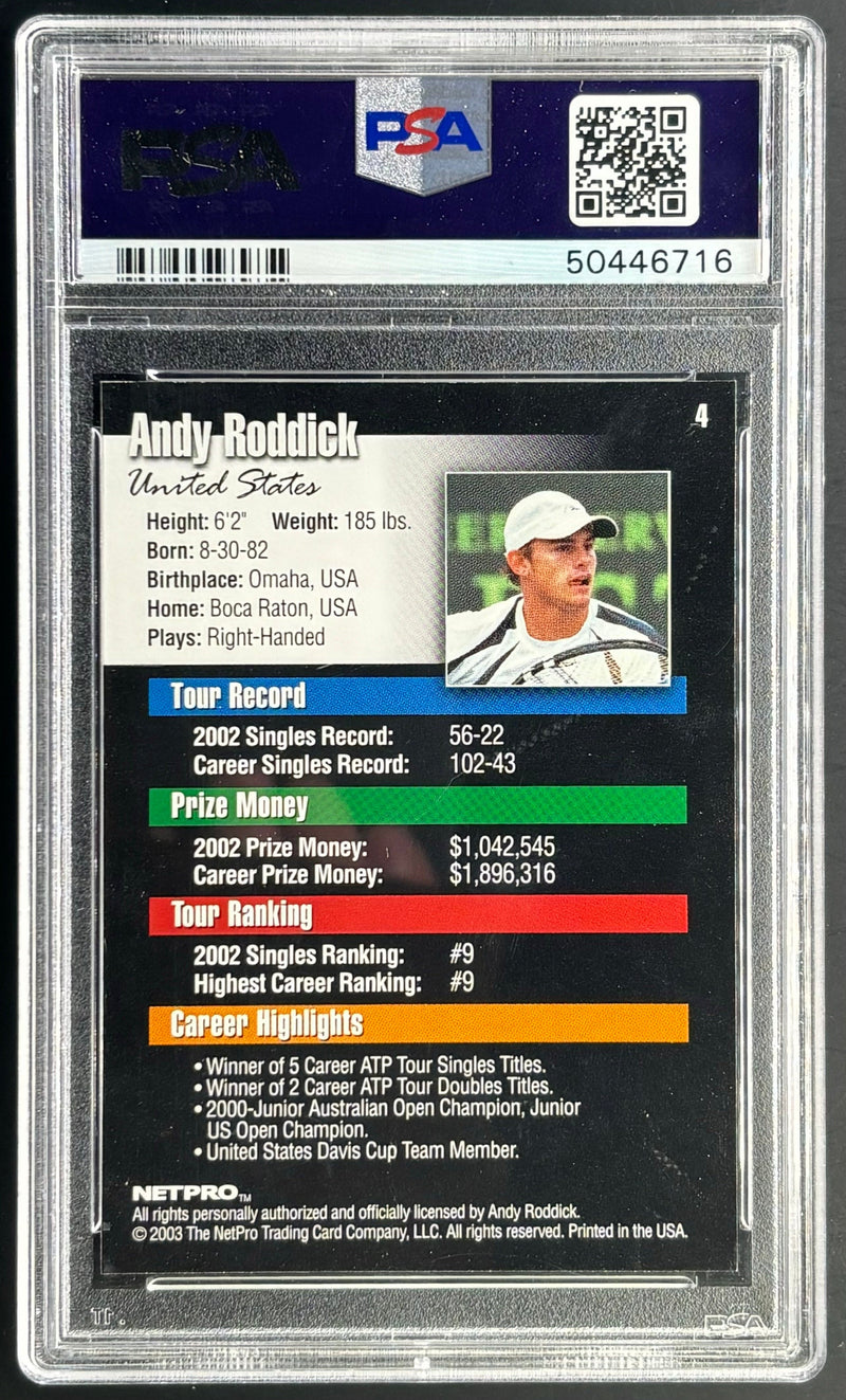 2003 Netpro Andy Roddick 