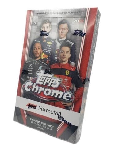 2022 Topps Chrome F1 Lite Hobby Box (16 Packs per Box, 4 Cards per Pack)