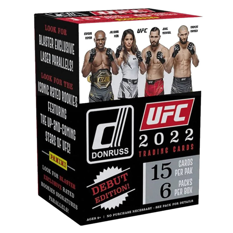 2022 Panini Donruss UFC Blaster (6 packs per box, 15 cards per pack)